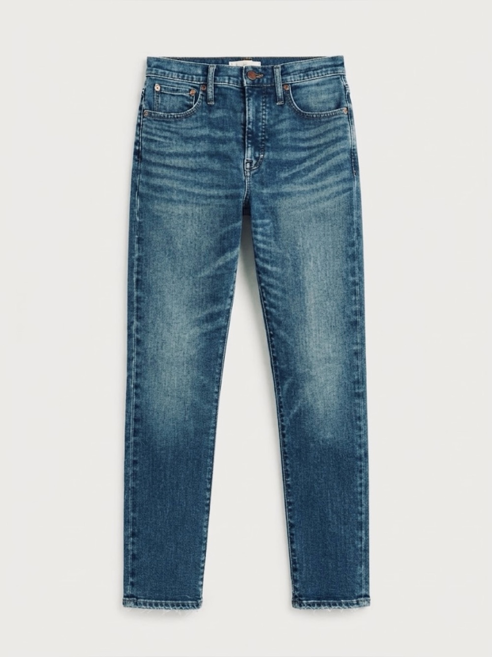Madewell Classic Straight Leg Jeans In Medium Wash 27T 27 Tall 90s Retro EUC